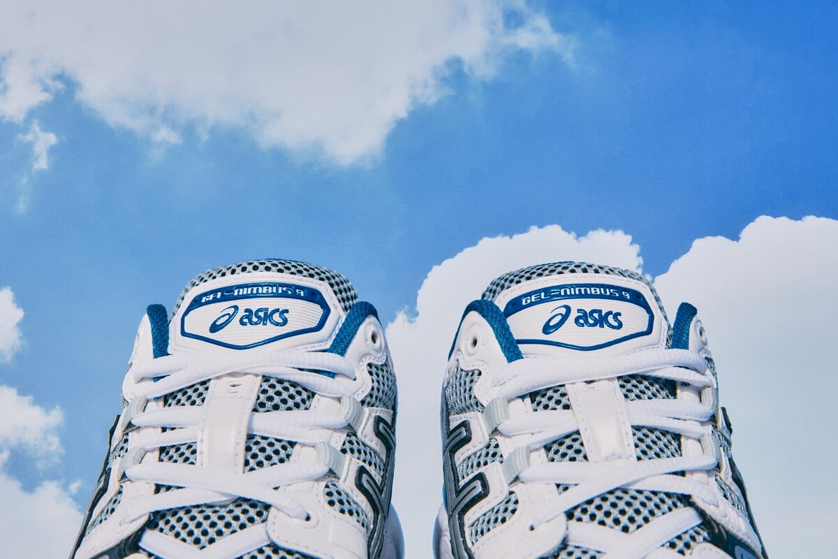 ASICS SportStyle Gel-Nimbus 9 White / Lake Drive